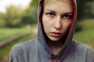 teen using drugs