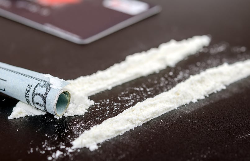 addicted to cocaine