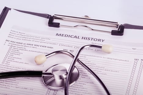 history of treatment