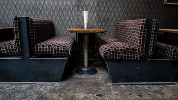 A table for two at a restaurant - what is a sober companion? Hired Power offers recovery assistance services in Southern California and across the US